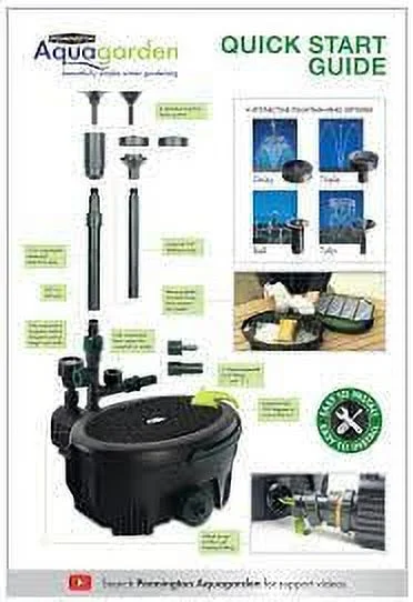 Aqua Garden All-in-One Kit 369-GPH Electric Submersible Pond Pump, Model# 100541845 - Image 6