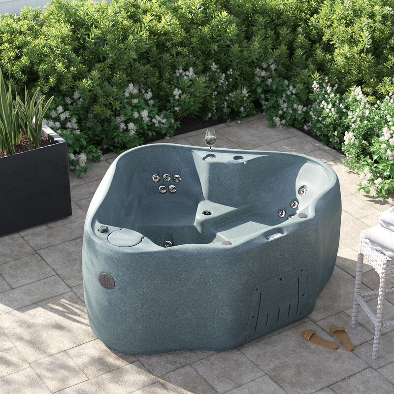 Spas Aquarest, équipés de pompes Jacuzzi™ - Spa ovale 2 places à 20 jets, prêt à l'emploi