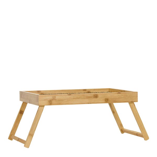 Tray sengebrett i bambus 50x35 cm svart