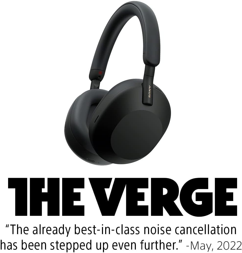 Sony WH-1000XM5 Premium Noise Canceling Headphones (Midnight Blue) with Free WF-C700N Truly Wireless Noise Canceling Earbuds (Black)