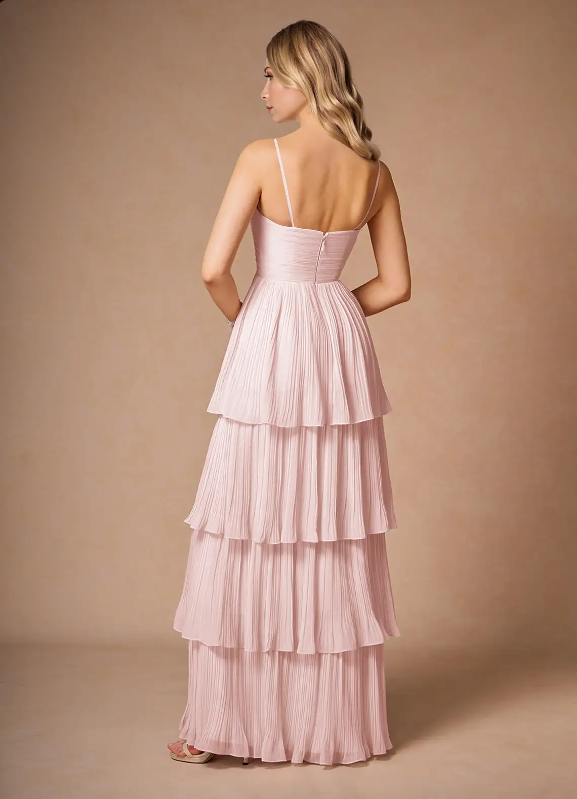 Isla Powder Pink Maxi Dress