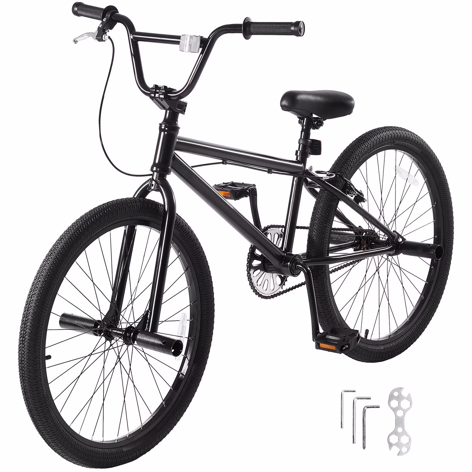 BMX Cycle, Freestyle Bike with 20-Inch Wheels, BMX Racing Cycle with 360° Rotator and Four Pegs, Suitable for Novice to Skilled Riders, BMX Bikes for Teens and Adults(20" All-Wheel Brake) - Image 5