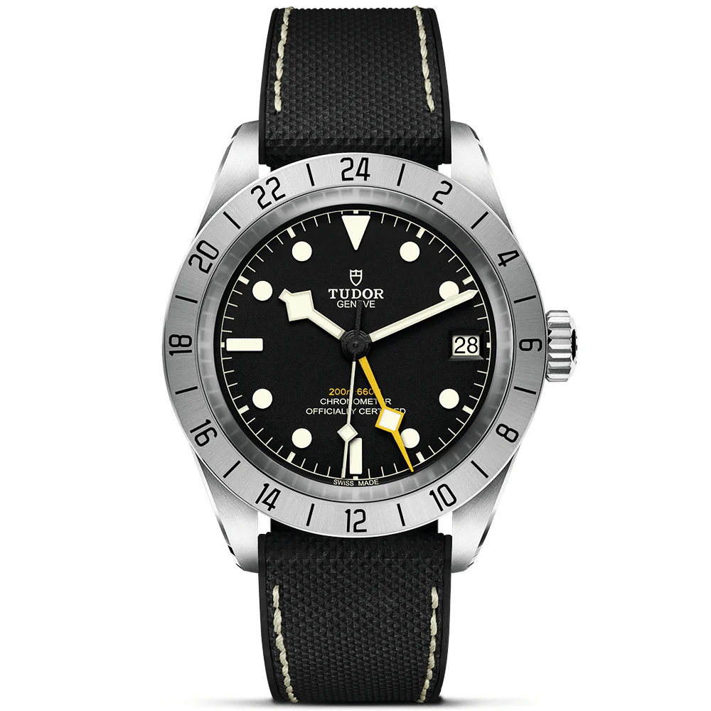 【Super Clone】TUDOR Black Bay Pro 39mm Steel Automatic Hybrid Rubber Strap Watch M79470-0003