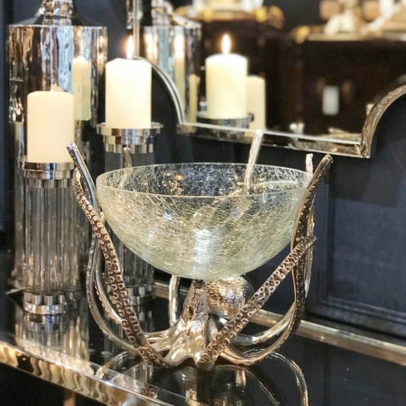 Octopus vinkjøler sølv