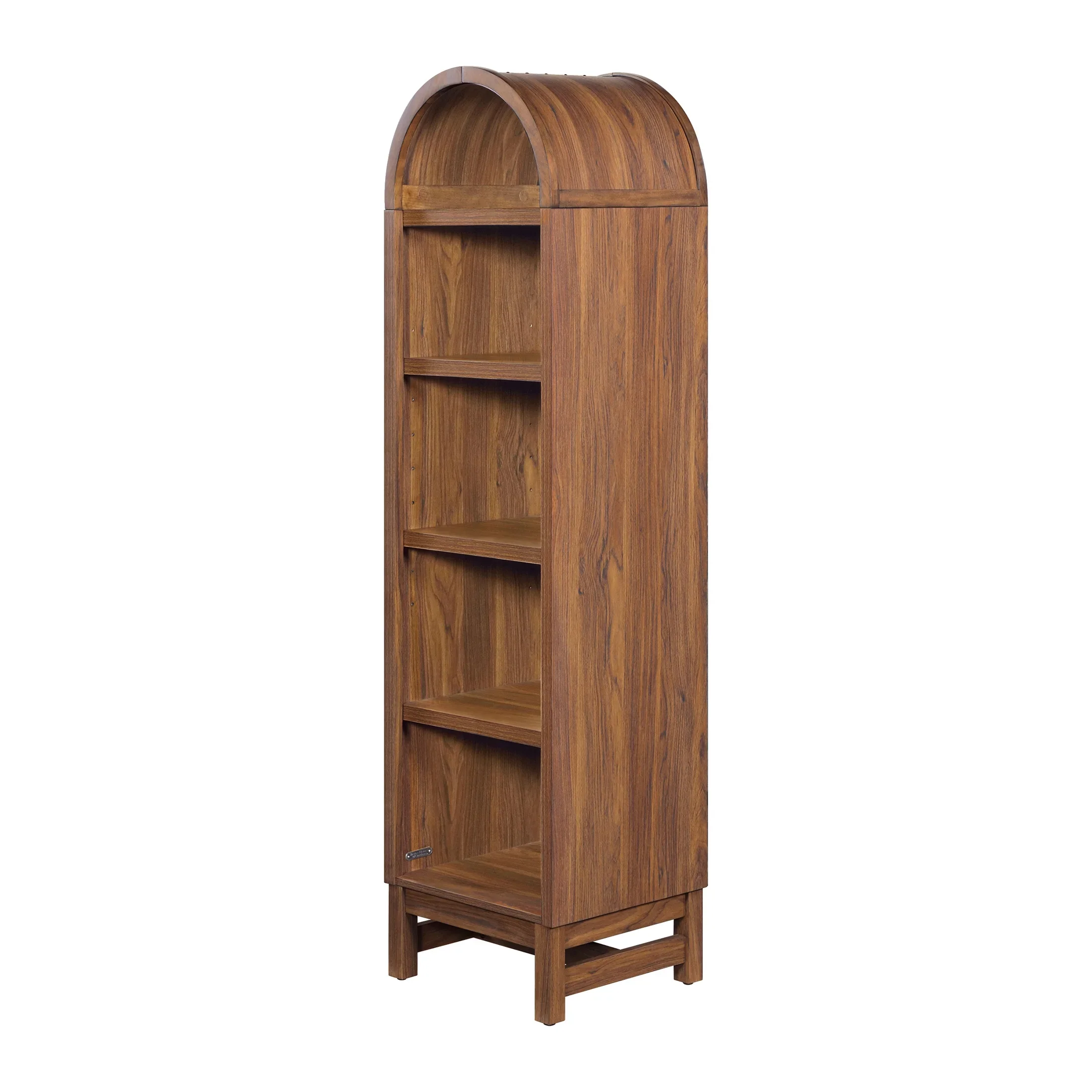 Better Homes & Gardens Juliet Narrow Arch Bookcase, Deep Green and Light Honey