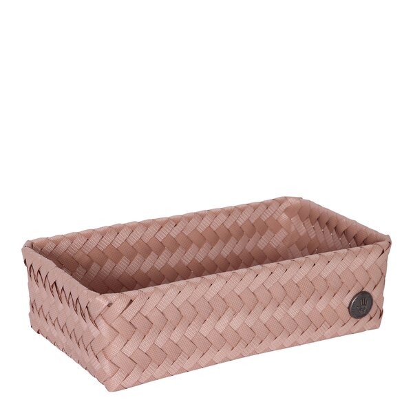 Fit Double Tiny oppbevaringskurv 24x12x7 cm copper blush