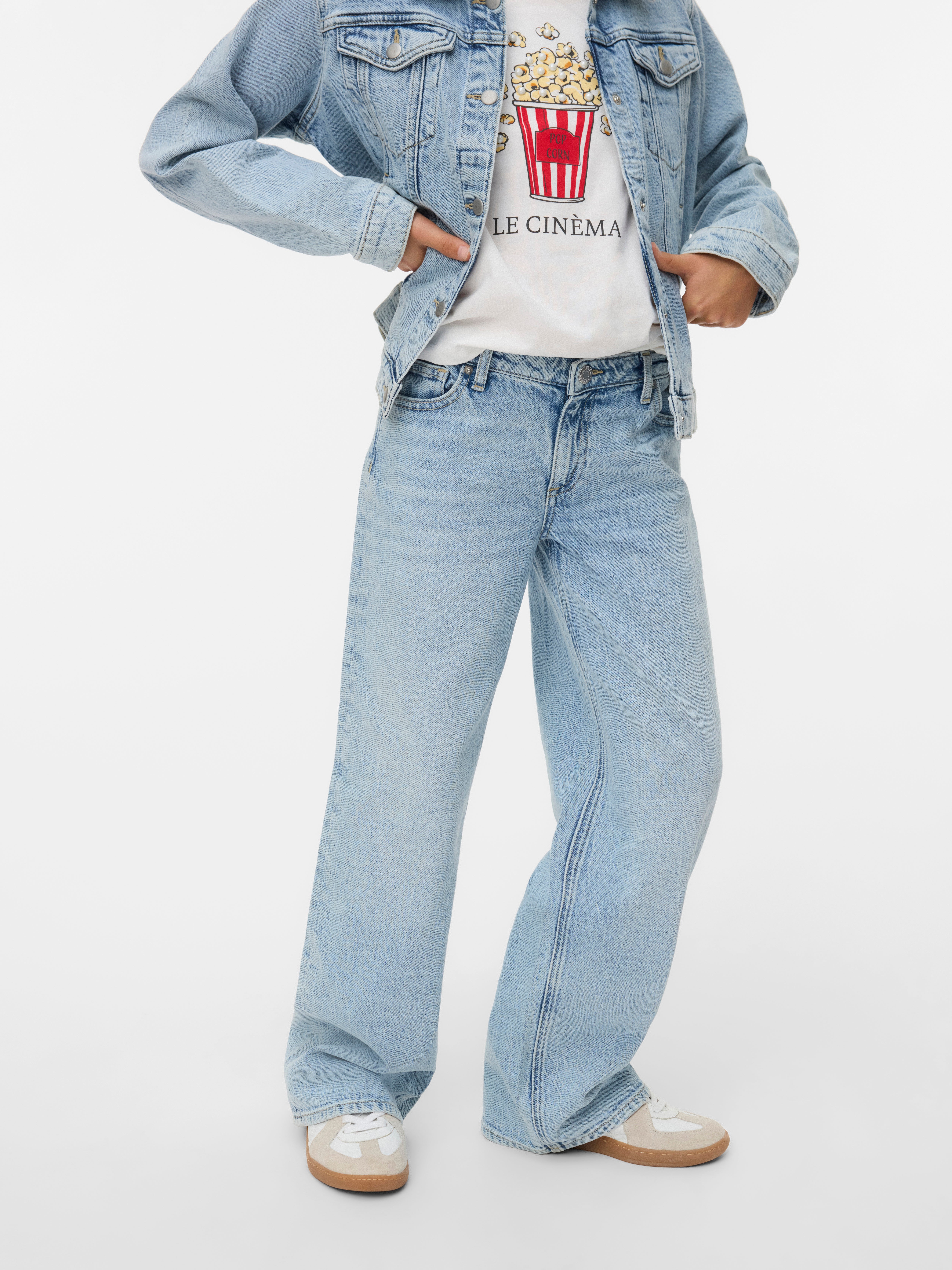 VERO MODA® VMVANESSA Low rise Wide Leg Fit Jeans