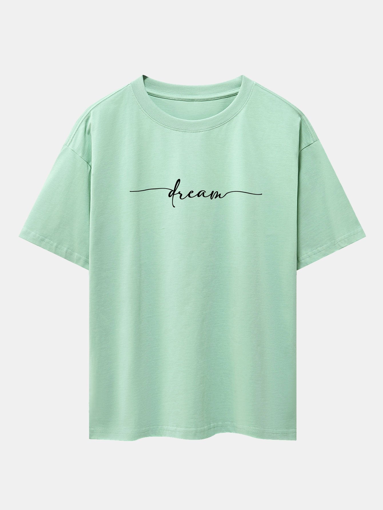 T-shirt oversize épais imprimé Dream Letters