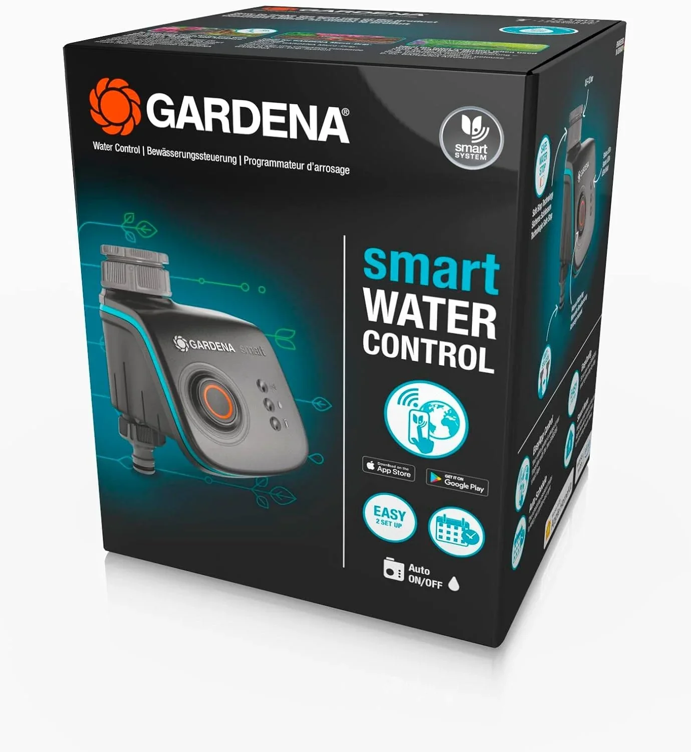 Gardena smart Water Control: intelligente besproeiingscomputer, bestuurbaar via smart app, vors