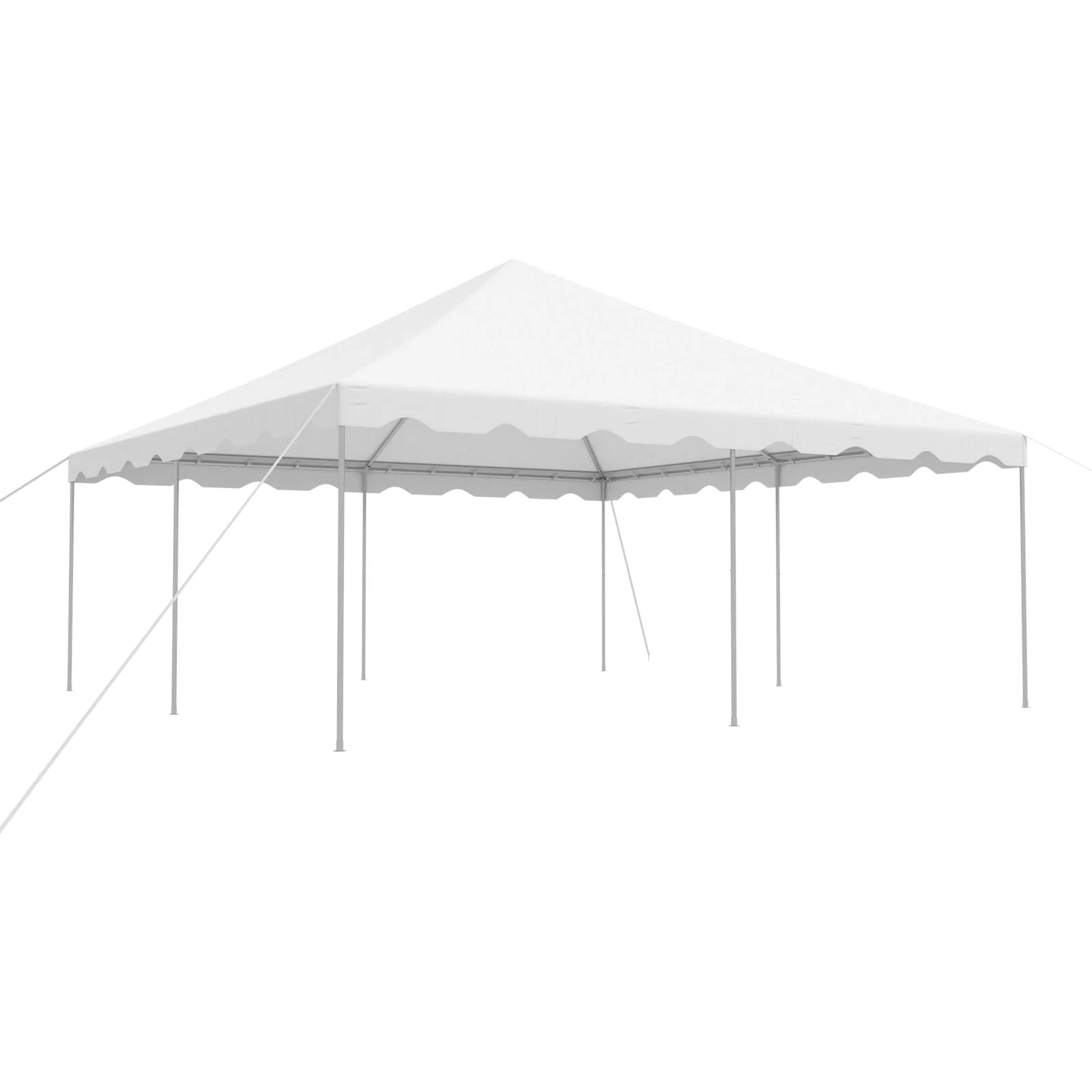 Erommy 20x20ft Party Tent, Heavy Duty Outdoor Canopy Tent for Party, Event, Commercials, White