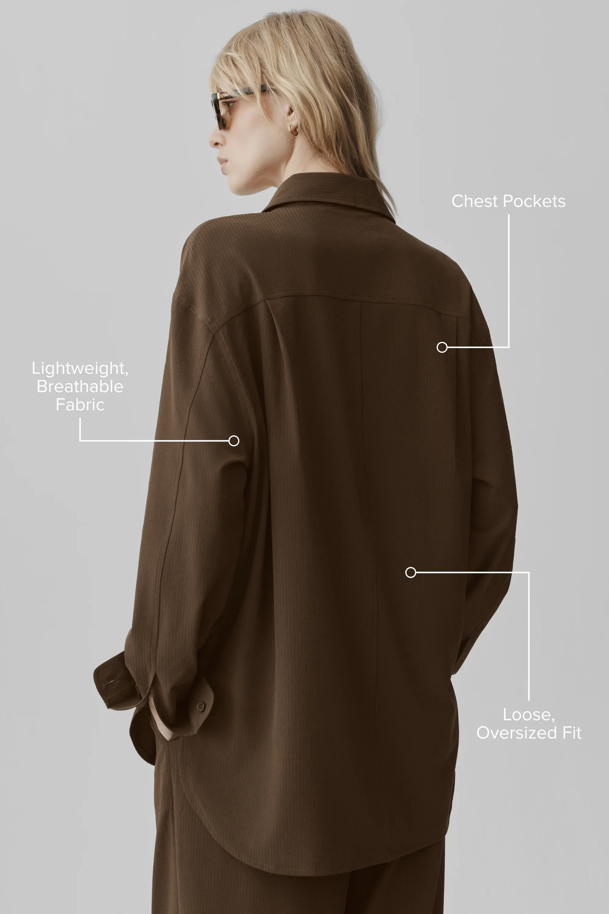Dreamscape Button Down Long Sleeve - Espresso