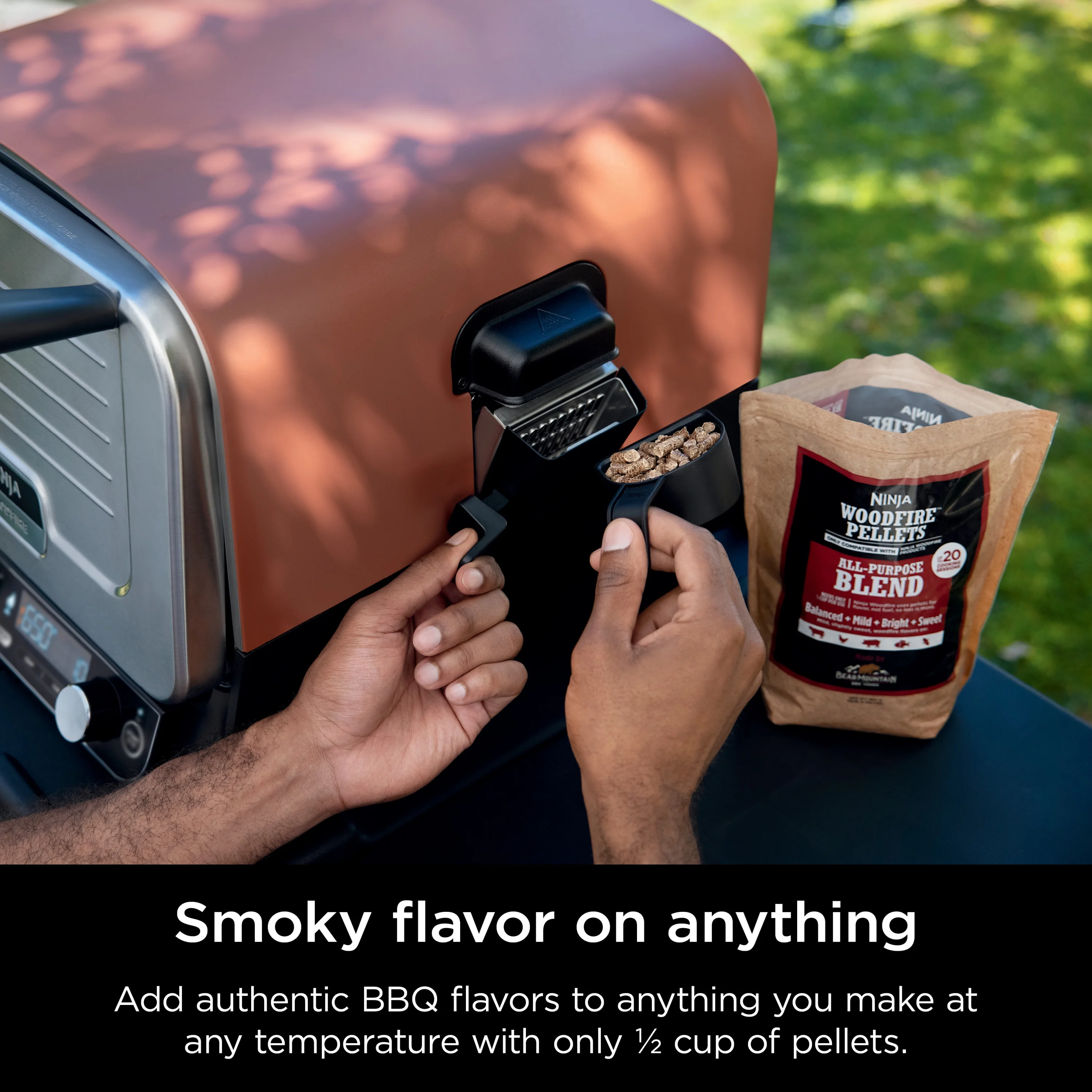 Woodfire? Pizza Oven, 5-in-1 outdoor oven, 5 Pizza Settings, Woodfire? Technology, up to 700��F heat, BBQ smoker, Electric? - Image 6