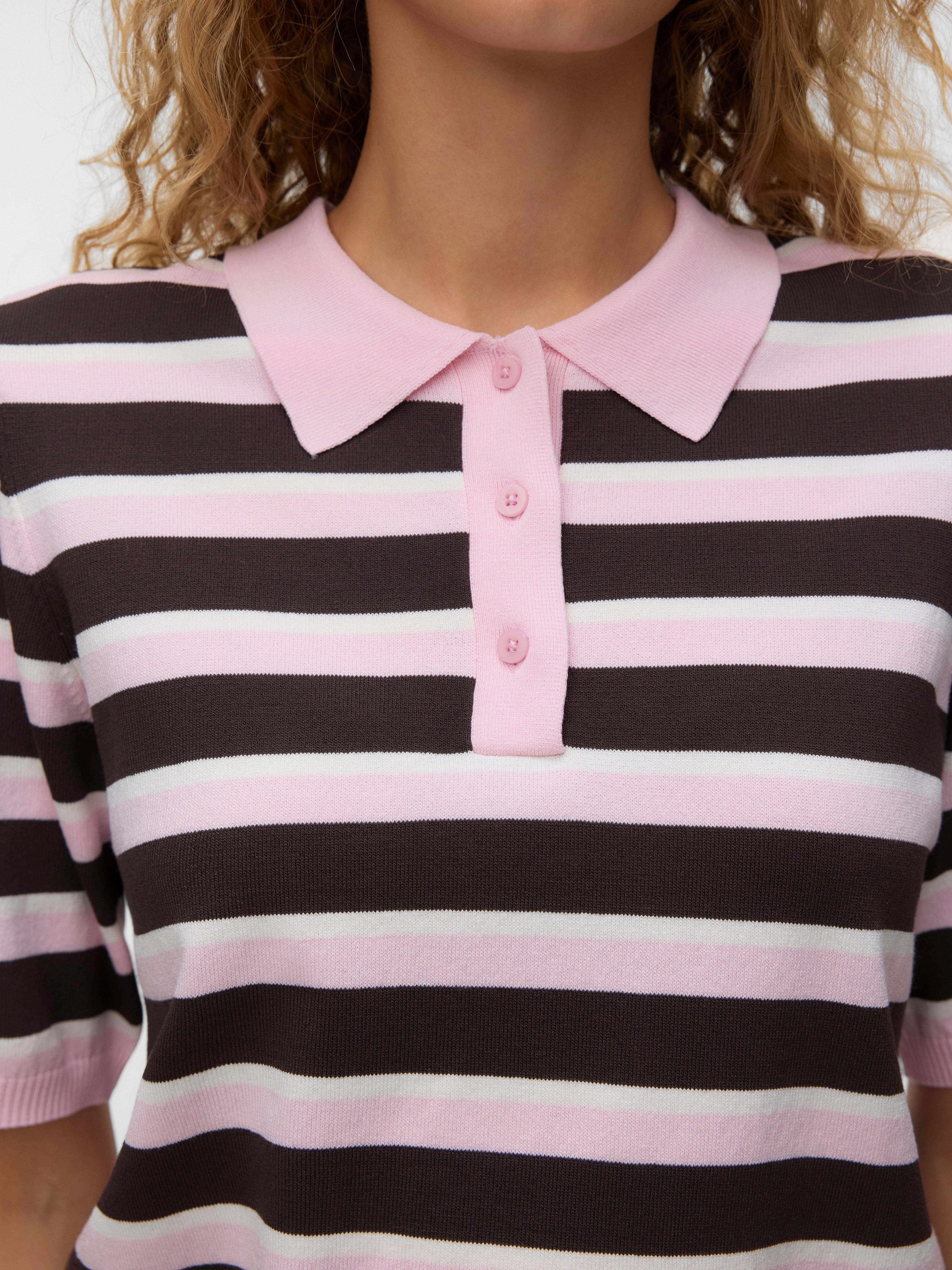 VERO MODA® AWOLINE Knit Polo-Shirt