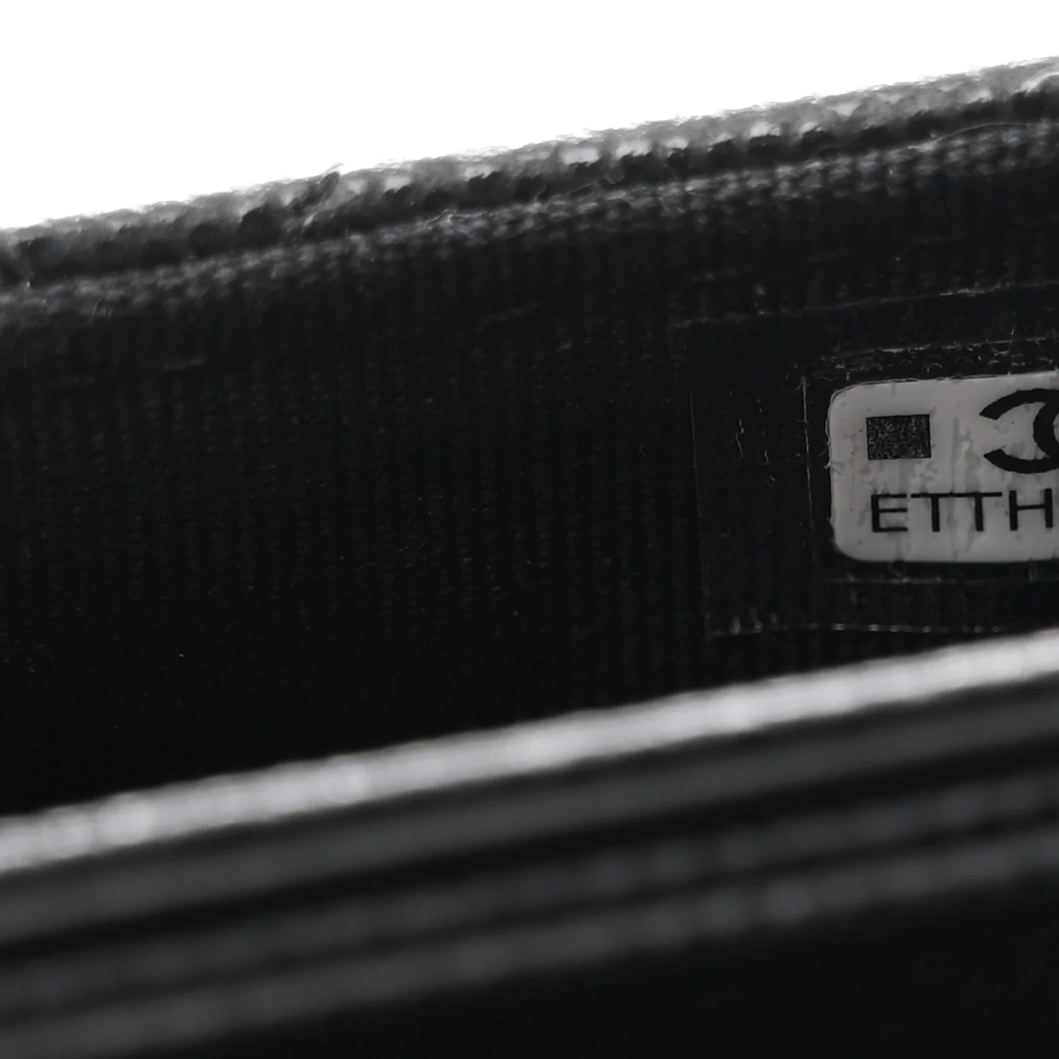 Caviar Quilted Clutch With Chain Black