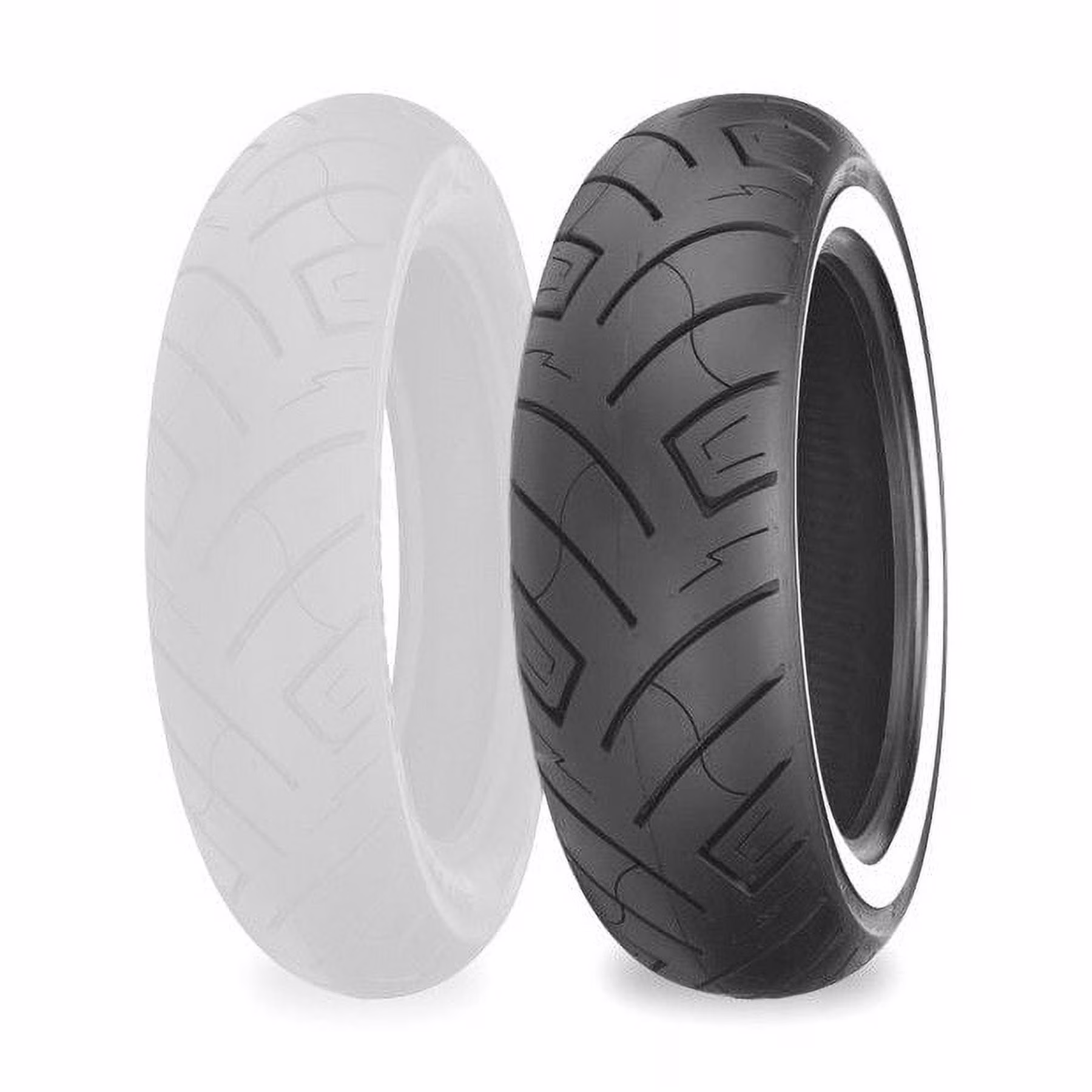 Shinko 777 H.D. Rear Motorcycle Tire 150/80 - 16 W/W 87 - 4598