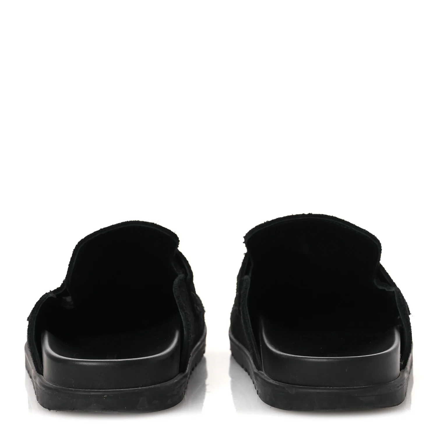 Suede Calfskin Go Mules 37 Black