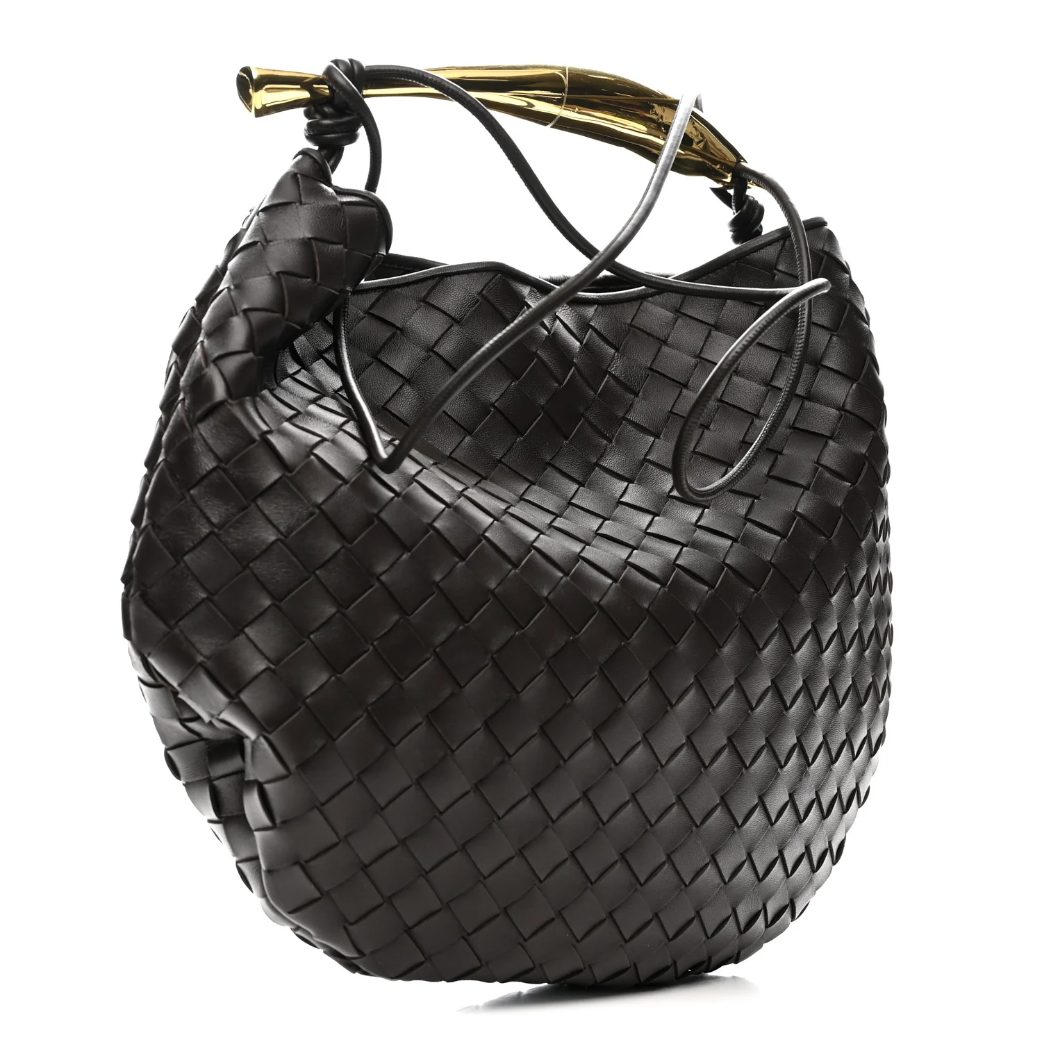 Nappa Intrecciato Medium Sardine Bag Fondant