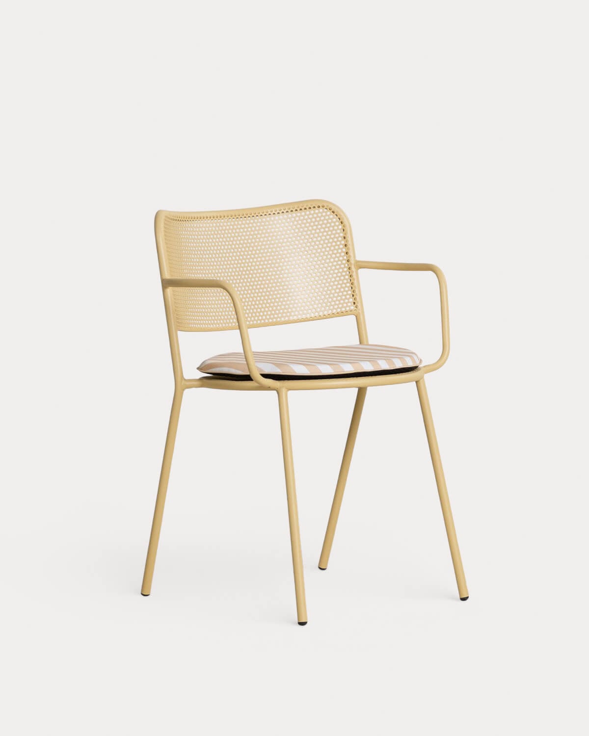 Dorothea - Silla de Exterior con Reposabrazos de Metal Dorothea