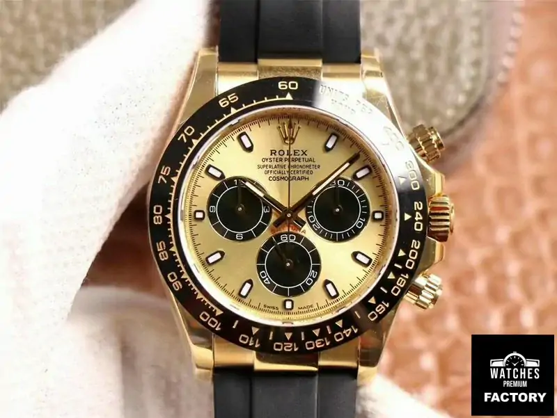 Rolex Daytona M116518LN-0048 Noob Factory Champagne Dial 4130 Movement