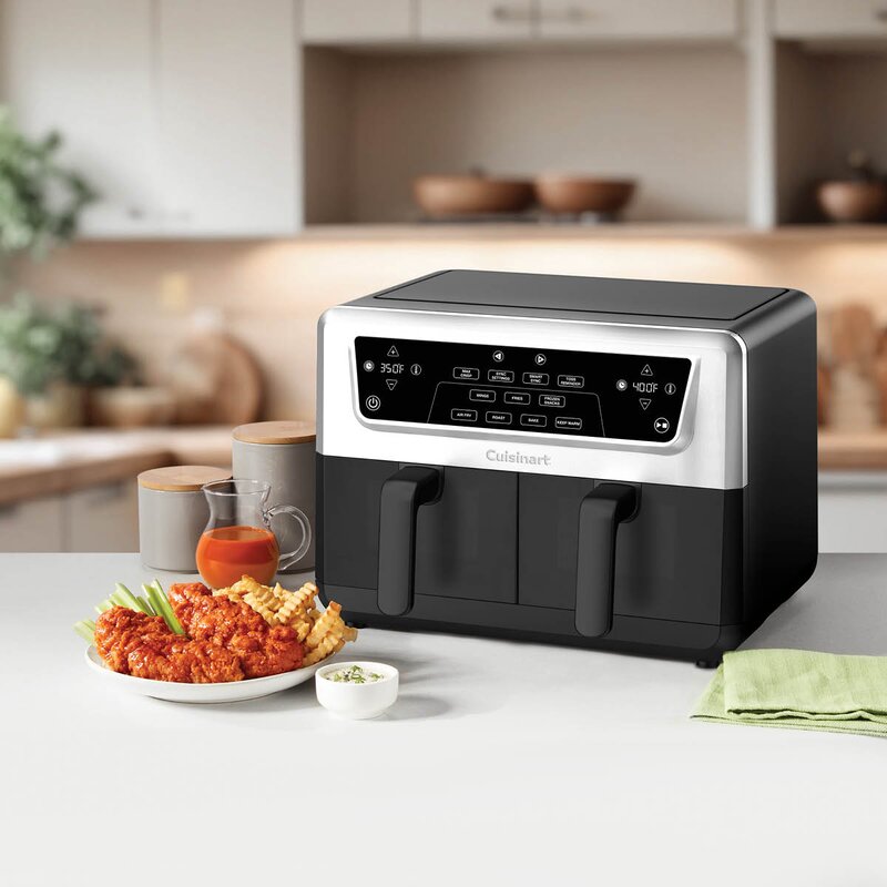 AirTwin airfryer AFD10XSSE 10,4L 2400W rustfritt stål