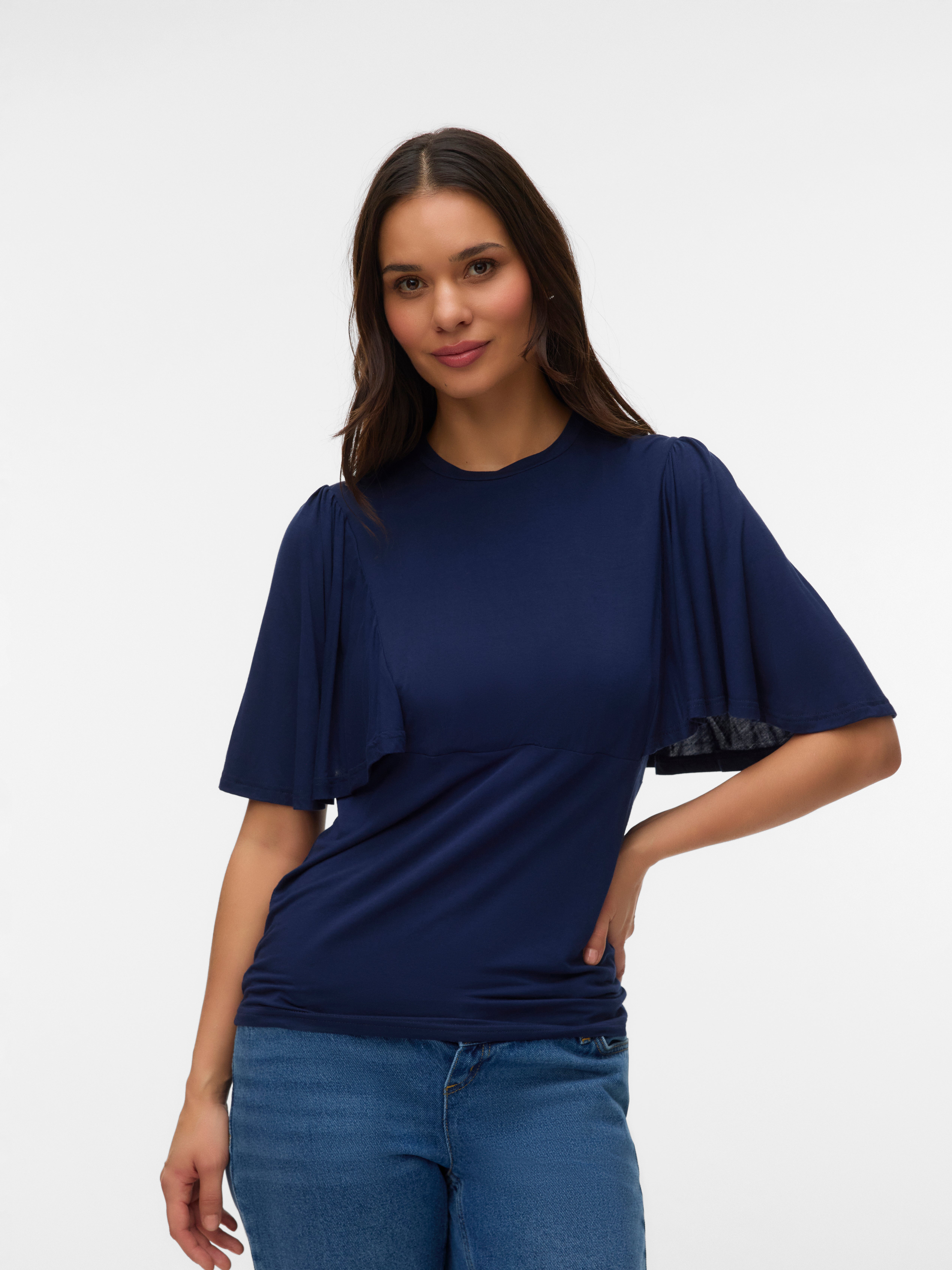 VERO MODA® Regular Fit Round Neck Top
