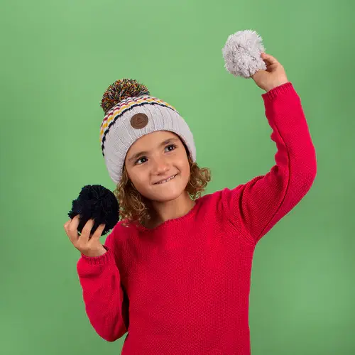 Bonnet Elephantini Gris clair