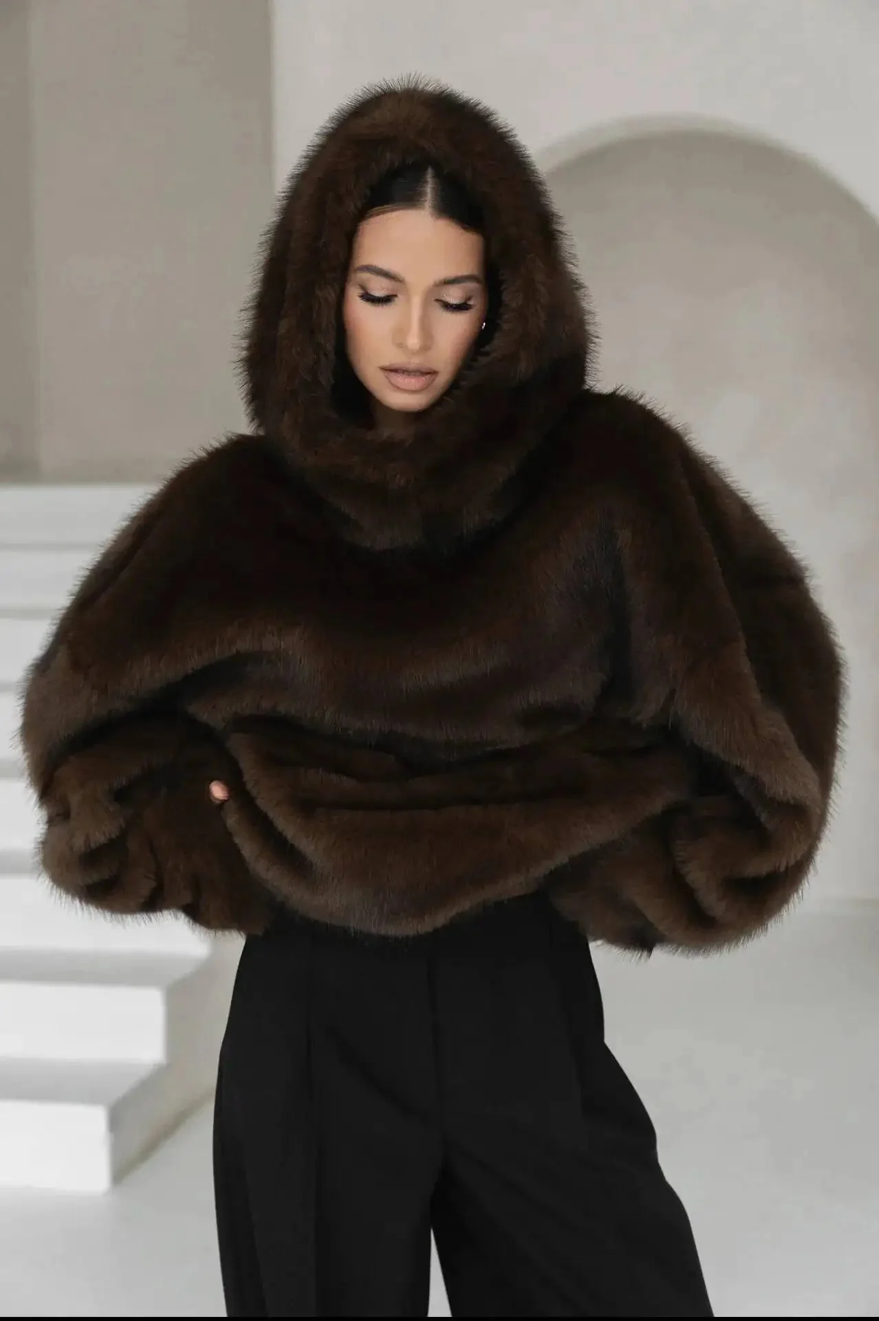 Manteau en fourrure de luxe