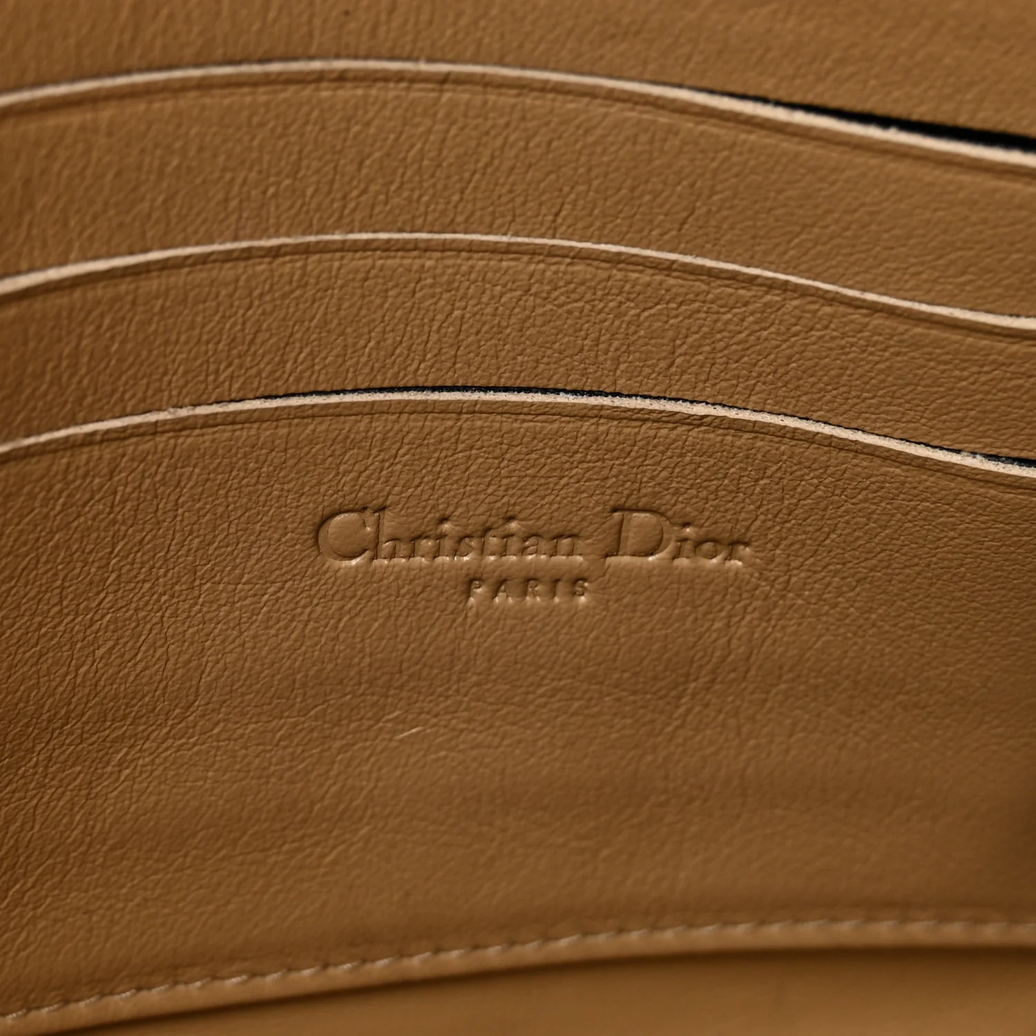 Patent Cannage Miss Dior Promenade Pouch Yellow