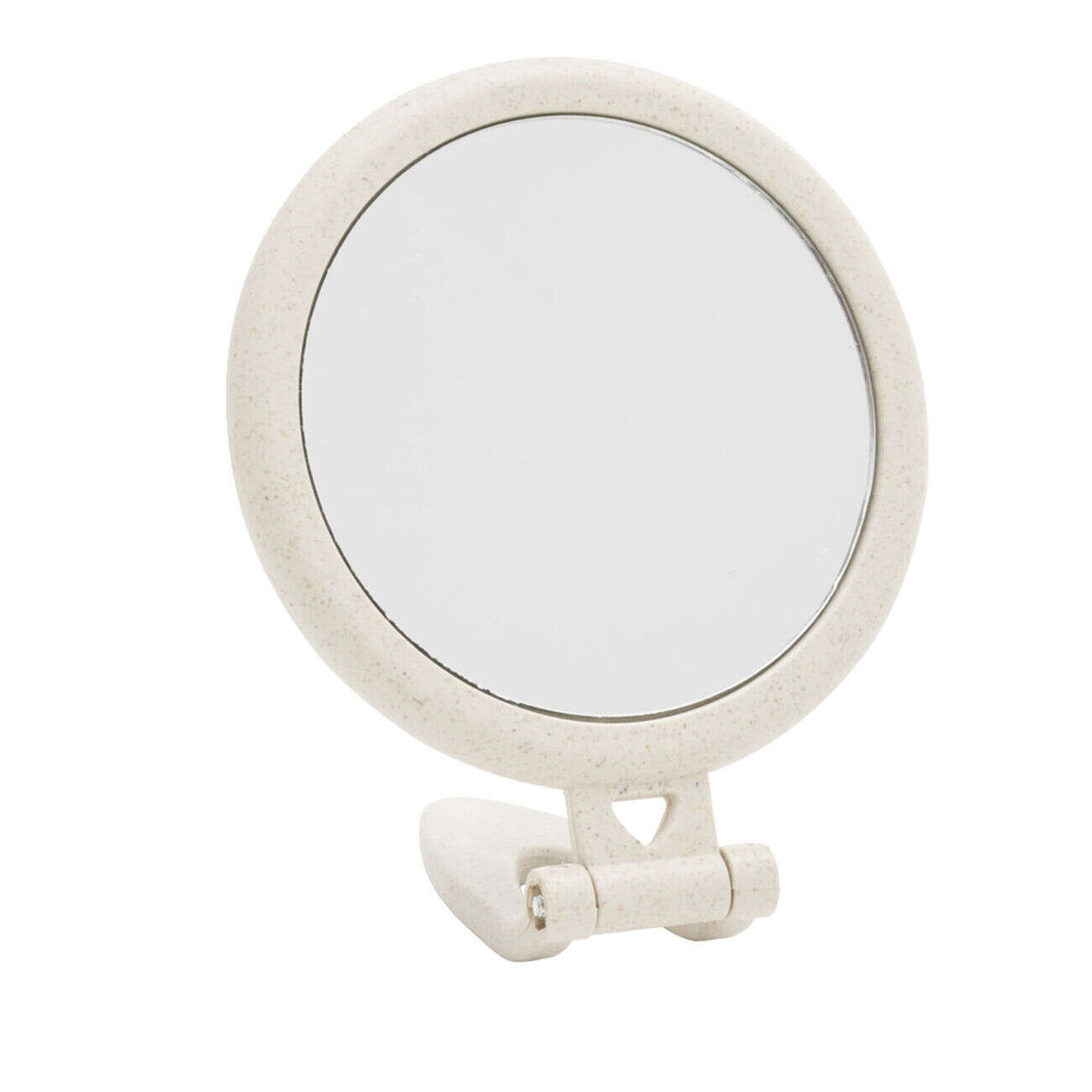 Miroir rond pliable 2 faces normal et grossissant