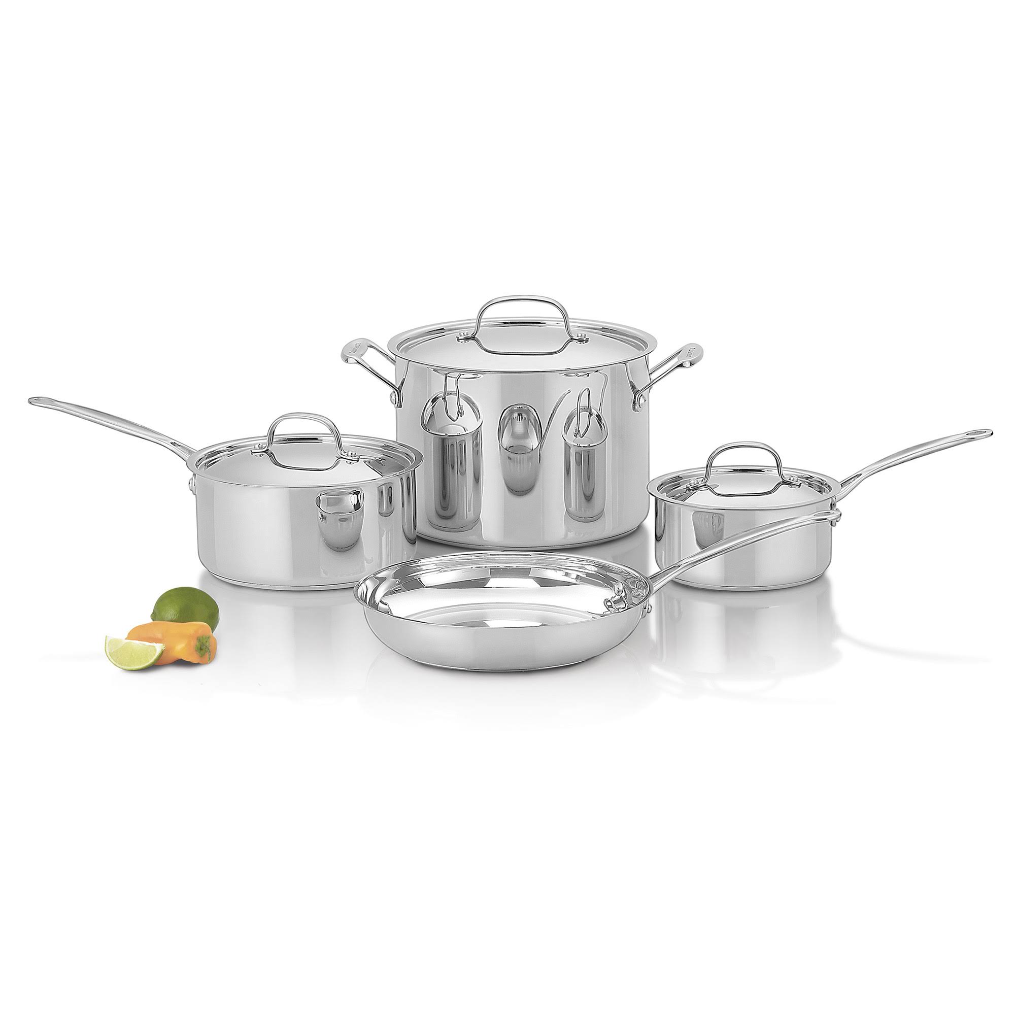 Cuisinart 7-Piece Chef's Classic Stainless Cookware Set (77-7P1)