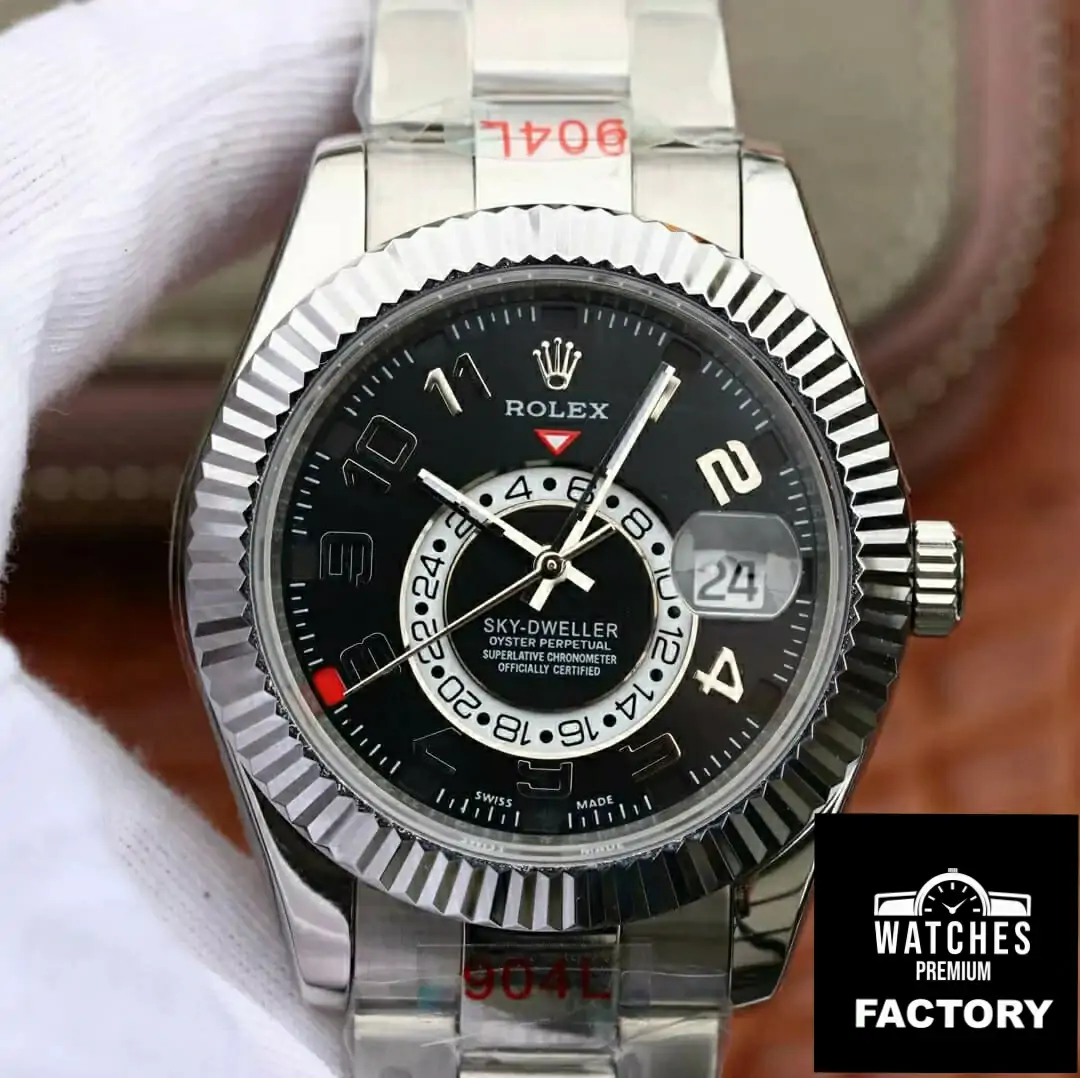 Rolex Sky Dweller 326939 Noob Factory Stainless Steel Strap