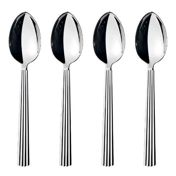 Bernadotte dessertskje 4 stk blank