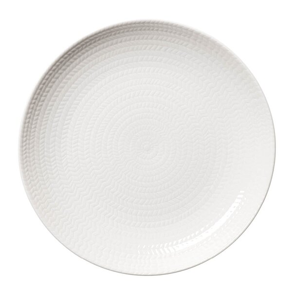 Blå Eld tallerken 26 cm hvit