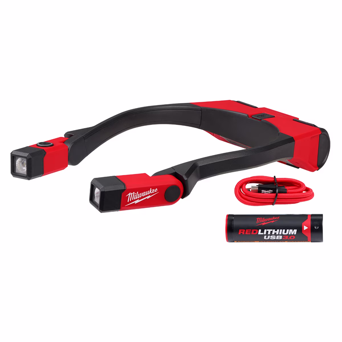 Milwaukee 2117 - 21 REDLITHIUM USB 400 L Neck Light with High - Definition Output