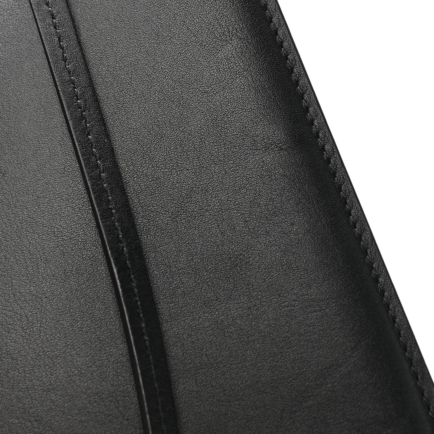 Smooth Calfskin Medium Clasp Shoulder Bag Black