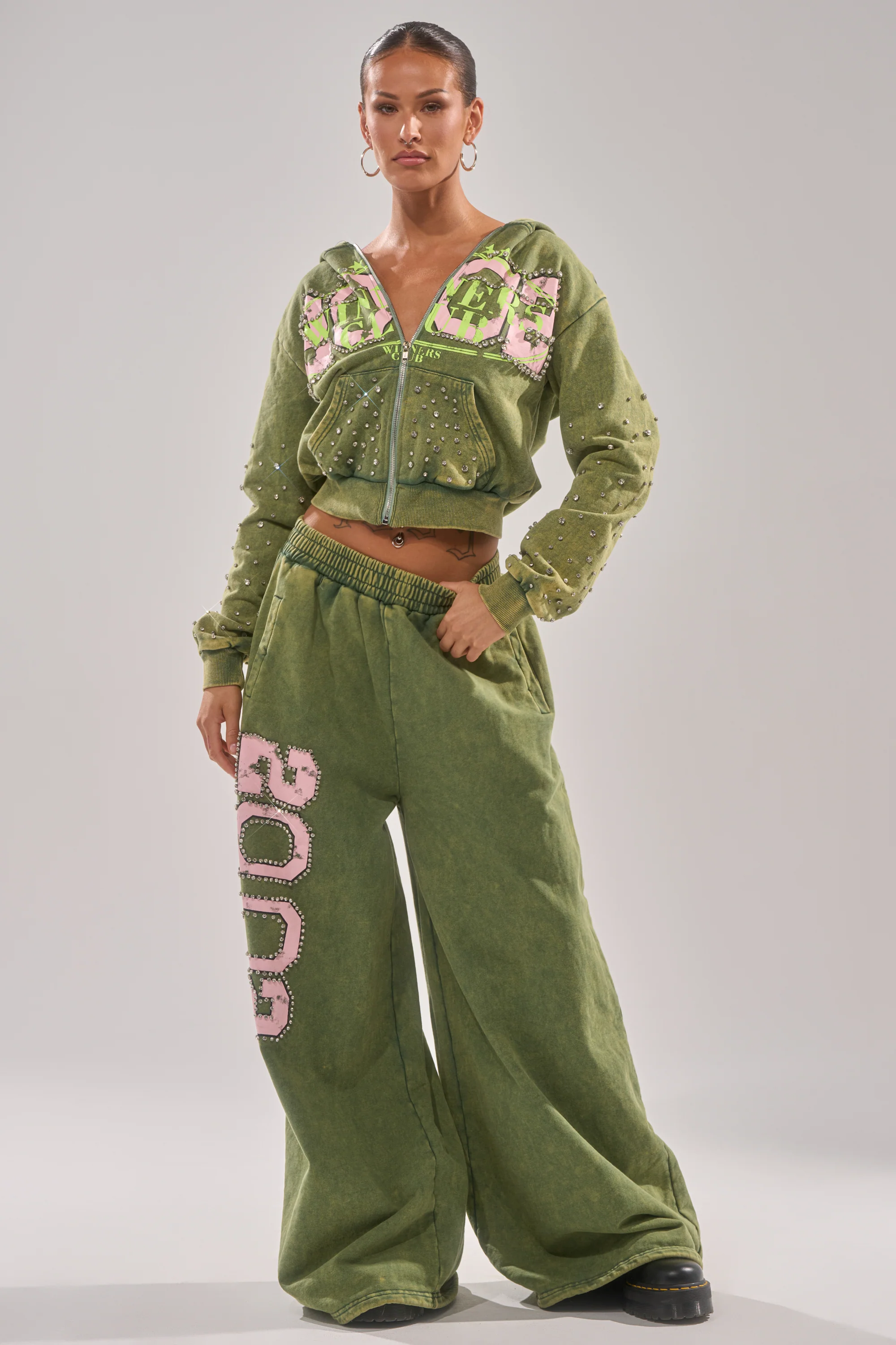 WINNERS CLUB WIDE LEG JOGGER - Akira Store