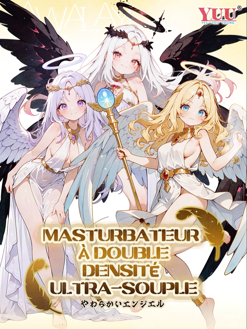 Dr.YUU Masturbateur ultra-doux double couche série Ange