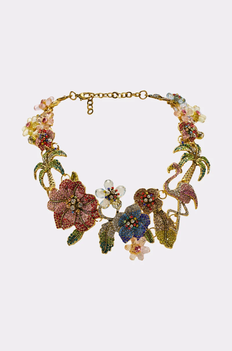 IN THE GARDEN STATEMENT NECKLACE - Akira Store
