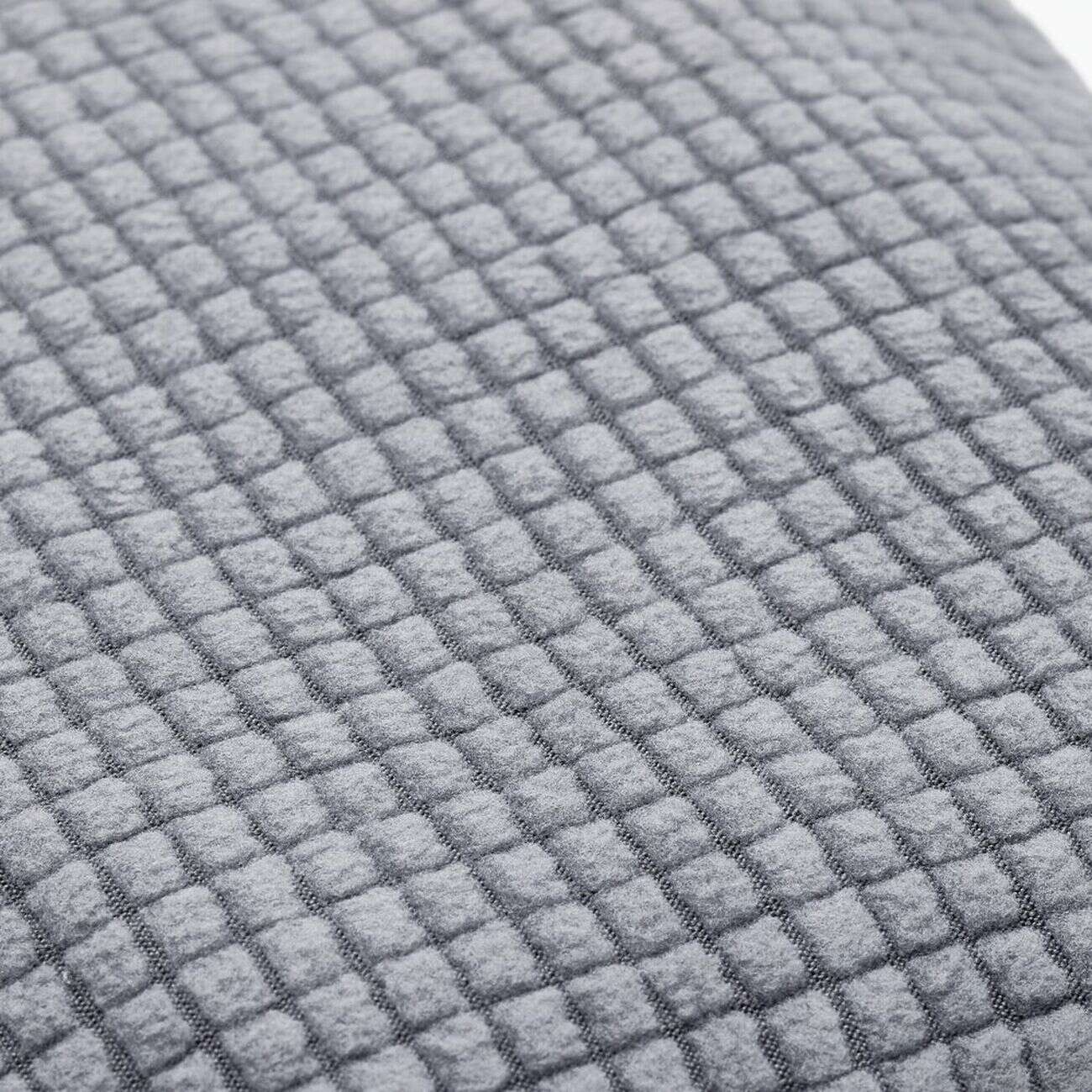 Housse de chaise scandinave extensible grise 45x40xH45cm