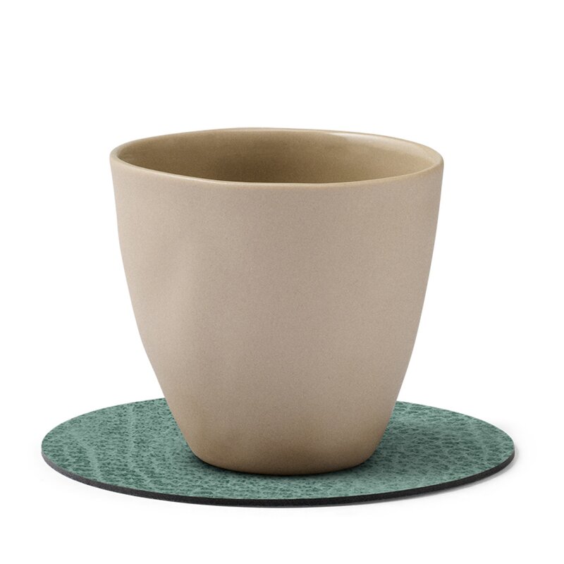 Circle Hippo glassbrikke 10 cm pastell grønn