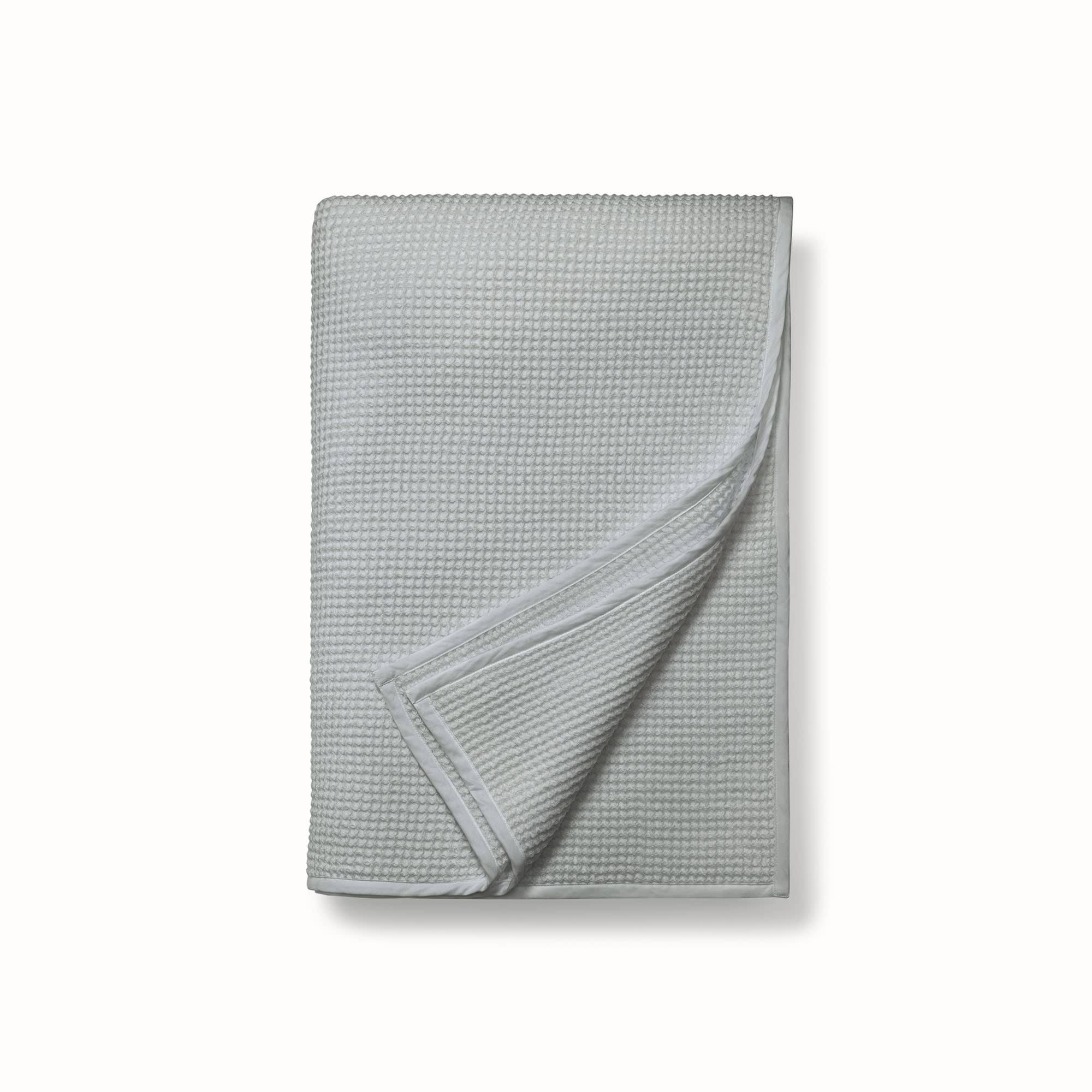 Boll & Branch Organic Waffle Bed Blanket - Shore
