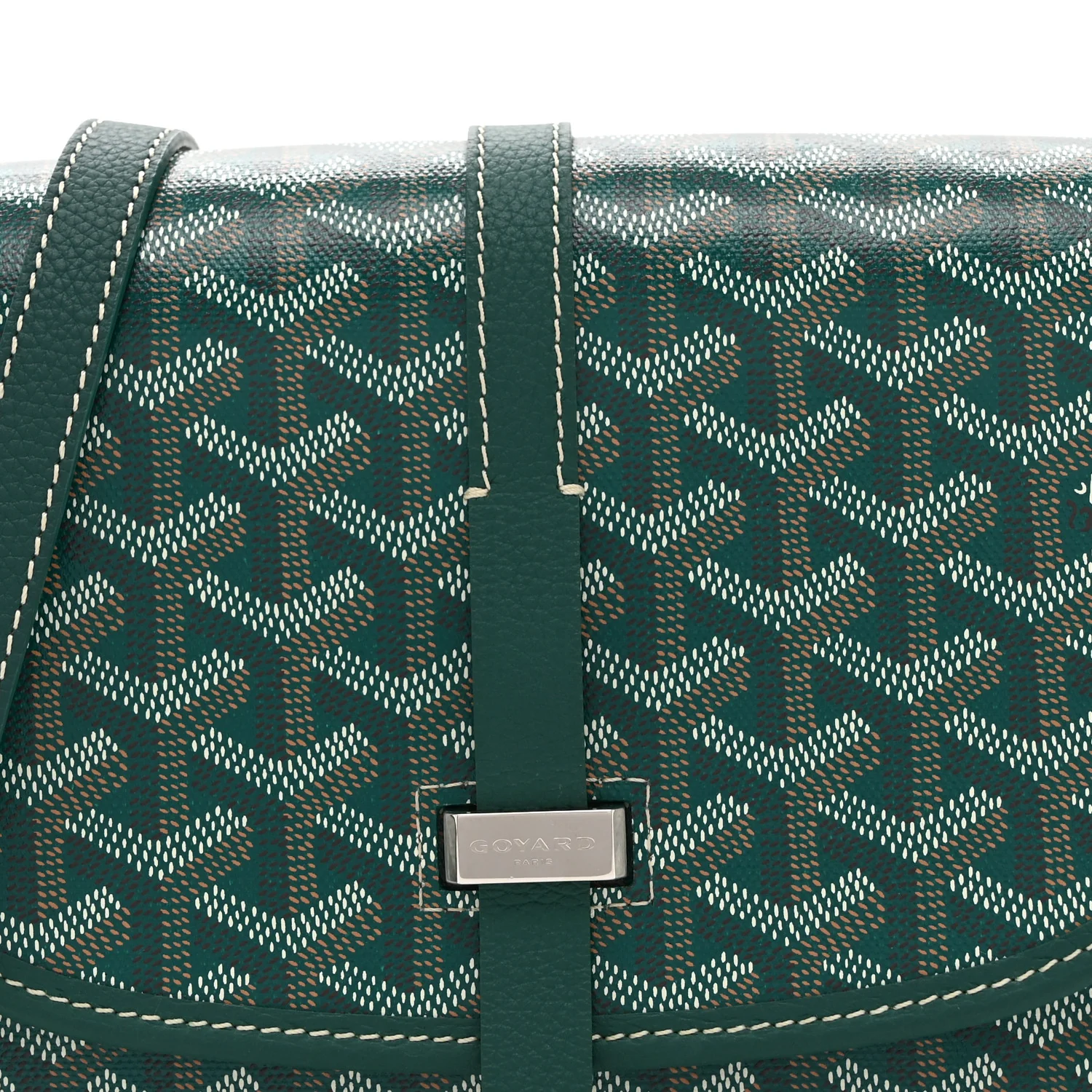 Goyardine Belvedere II PM Messenger Bag Green