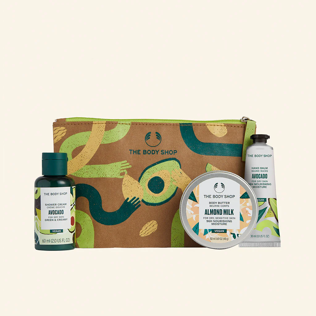 Lather & Slather Avocado & Almond Milk Gift Bag