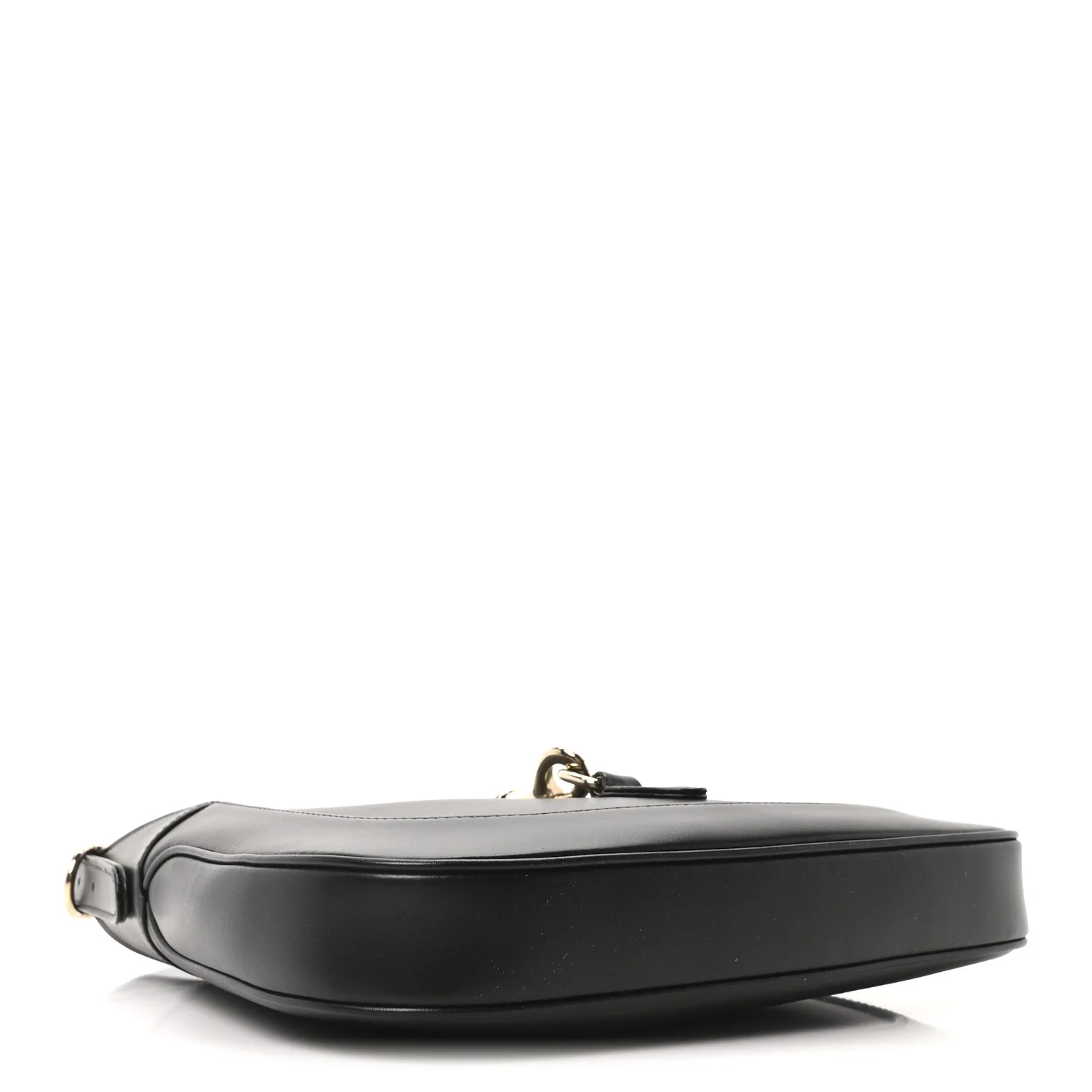 Calfskin Small Jackie Shoulder Bag Black