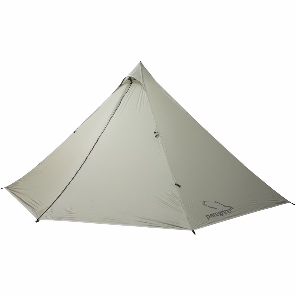 Boreal 4-Person Floorless Tent with Pole, Great for Ultralite Backpacking, White