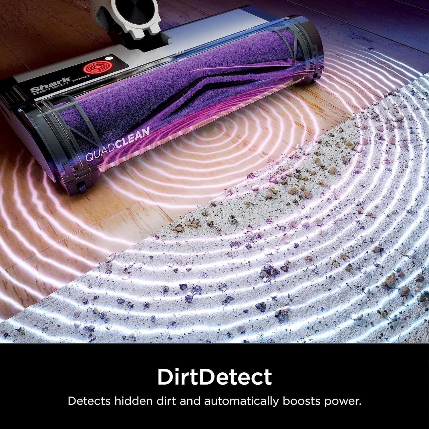 Restored R-IW1111 Detect Pro Cordless HEPA QuadClean Multi-Surface Stick Vacuum, Grey/Brass (Refurbished) - Image 4