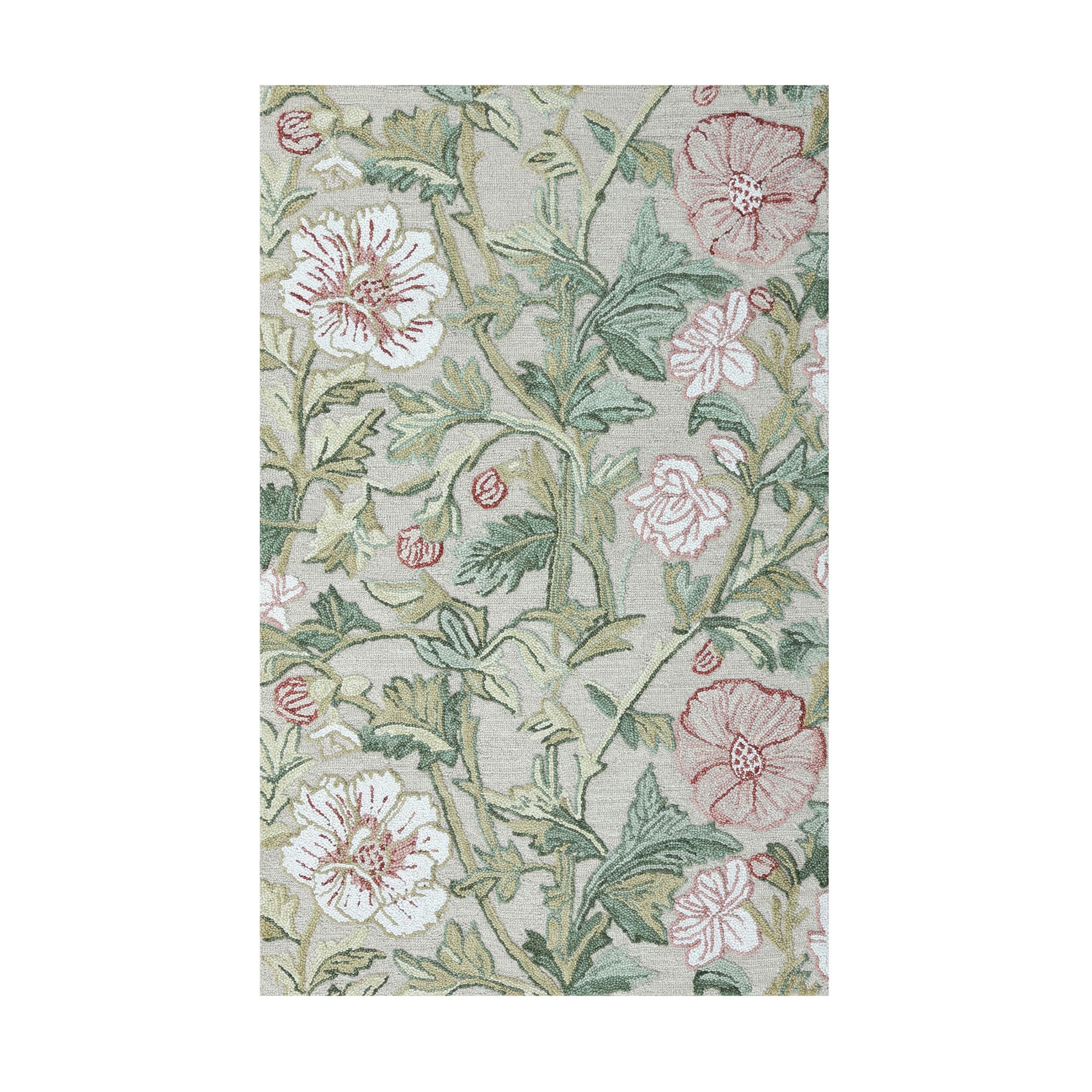 Wild Poppy Wool Rug 150x240cm