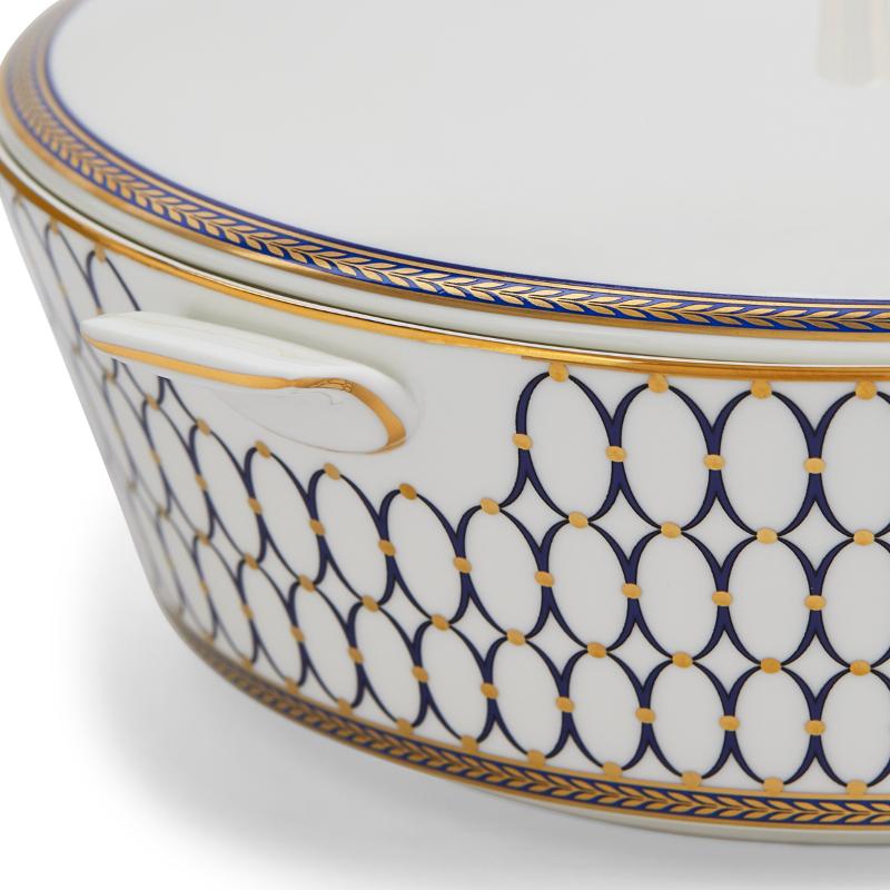 Renaissance Gold serveringsskål m/lokk 1,5L