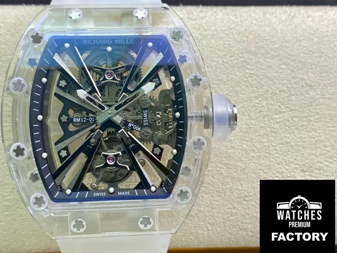 Richard Mille RM12-01 RM Factory Transparent White Strap