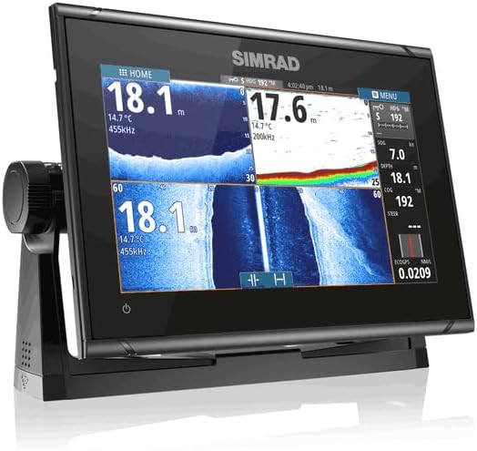 Simrad GO Chartplotter and Fish Finder  with Transducer and Radar Options  Preloaded C-MAP Discover Chart Card